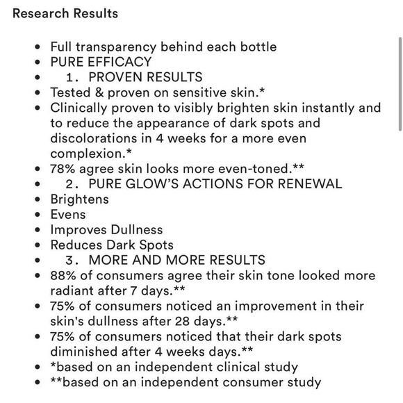 BARE MINERALS SKIN RESCUE Pure Glow Serum with 10% Vitamin C Complex New FullSz - Picture 7 of 8